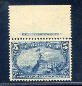 US SCOTT #288 IMPRINT MINT-XF-OG-NH GRADED 90 W/ PSE CERT SMQ $1000 (9/16/24 GP)