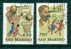 San Marino 1991 Basketball Centenary CTO