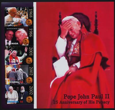 Grenada 3442 MNH Pope John Paul II
