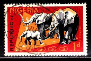 Nigeria 185 - used - Elephant