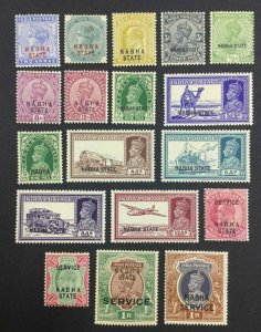 MOMEN: INDIA NABHA GROUP MINT OG H/1NG(4anna) £332 LOT #64582