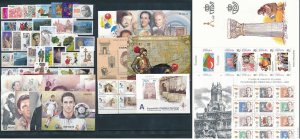 Spain Complete Collection 1991-2000 MNH Luxe (10 Complete Years)