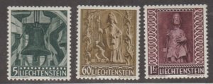 Liechtenstein Scott #350-351-352 Stamps - Mint NH Set
