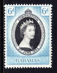 Bahamas,  6d Coronation  (SC# 157) MH