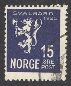 Norway Sc# 112 Used 1925 15o Lion Rampant