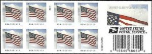 U.S. Waving Flag Booklet of 20  -  Postage Stamps 2017 Edition Scott 5055