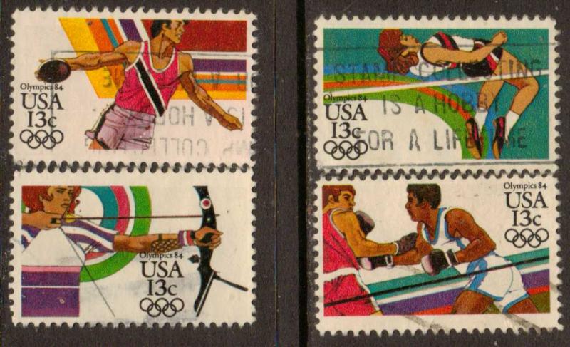 United States  #2048-51  used set (1983) 