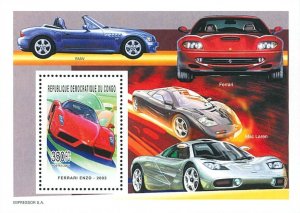 Democratic Republic of The Congo 2003 Imperf. History Automobile (2003) F