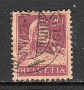 Switzerland  Scott#  174  single used