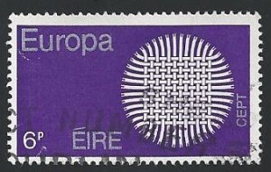 Ireland #279 6p Europa - Flaming Sun ~ Used