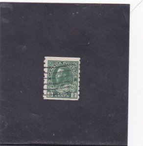 CANADA KING GEORGE V COIL STAMP 2 C.  SC # 128