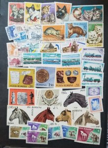 ROMANIA Vintage Stamp Lot Collection Used  CTO T5884