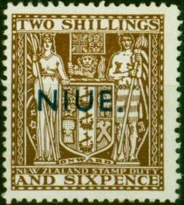 Nuie 1931 2s6d Deep Brown SG51 Fine LMM