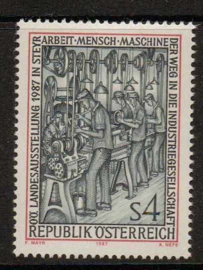 AUSTRIA SG2123 1987 INDUSTRIALIZED SOCIETY  MNH