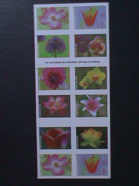 ​UNITED STATES- GARDEN BEAUTY-LOVELY FLOWERS-FOREVER MNH BOOKLET VERY FINE