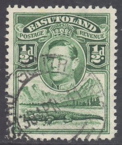 Basutoland Scott 18 - SG18, 1938 George VI 1/2d used