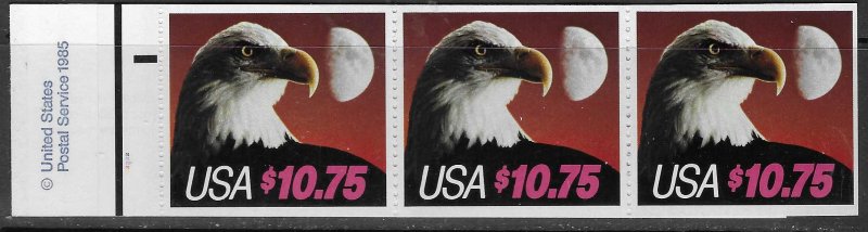 US #Bk149  $10.75  Eagle & Moon  booklet of 3 (MNH) CV $65.00