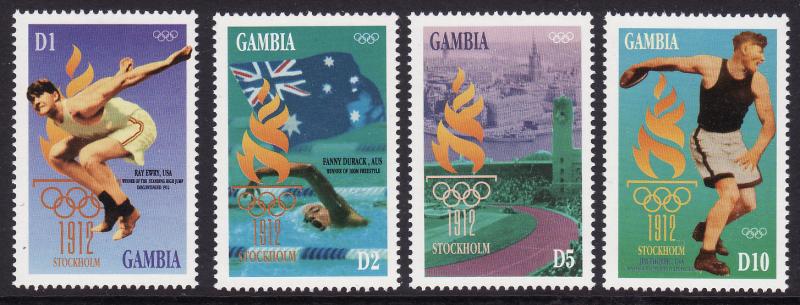 Gambia #1782-85 F-VF Mint NH ** 1996 Atlanta Summer Olympics