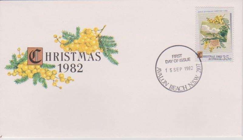 Australia 1982 Christmas First Day Cover Set of 2