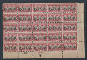 US  703 PB and arrow margin are MNH