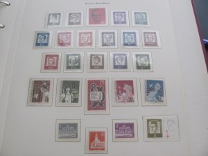 GERMANY BERLIN MNH 3 BOREK ALBUMS 1949-1990 ALSO COMPLETE USED XF (259) DESCRIP.