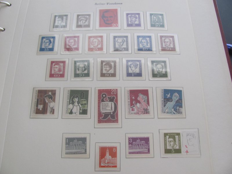 GERMANY BERLIN MNH 3 BOREK ALBUMS 1949-1990 ALSO COMPLETE USED XF (259) DESCRIP.