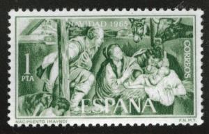 SPAIN Scott 1330 MNH** 1965 Christmas stamp