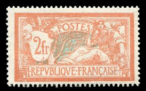 France, 1900-1950 #127 (YT 145) Cat€150, 1900-29 2fr orange and pale blue, ...