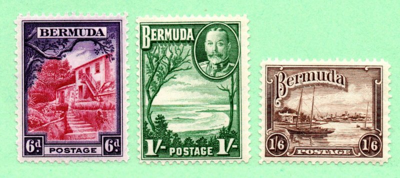 Bermuda - SG# 104 -106 MH (rem)  /  Lot 0619_1217081