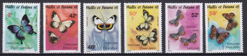 Wallis and Futuna Isl, Fauna, Butterflies MNH / 1987