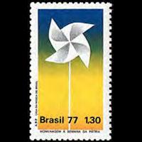 BRAZIL 1977 - Scott# 1526 Natl.Week Set of 1 NH