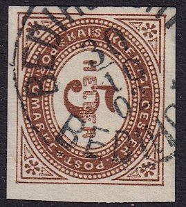 Austria - 1900 - Scott #J14 - used - BEDIHOCHST pmk Czech Republic