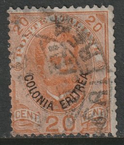 Eritrea 1895 Sc 16 used nice cancel