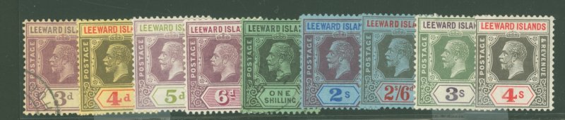 Leeward Islands #72-80 Unused
