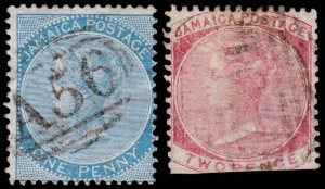 Jamaica Scott 1-2 (1860) Used P-F, CV $86.00 M