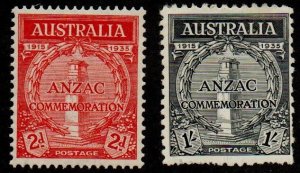 Australia 150-151 Set Mint Hinged