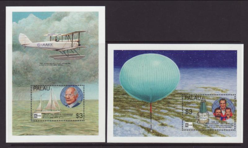 Palau 391-392 Souvenir Sheet MNH VF