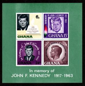 Ghana Mint S/S JFK!