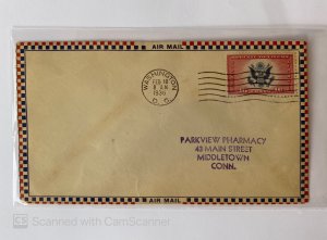 US LETTER SPECIAL DELIVERY FROM WASHINGTON D.C. TO MIDDLETON , CONN