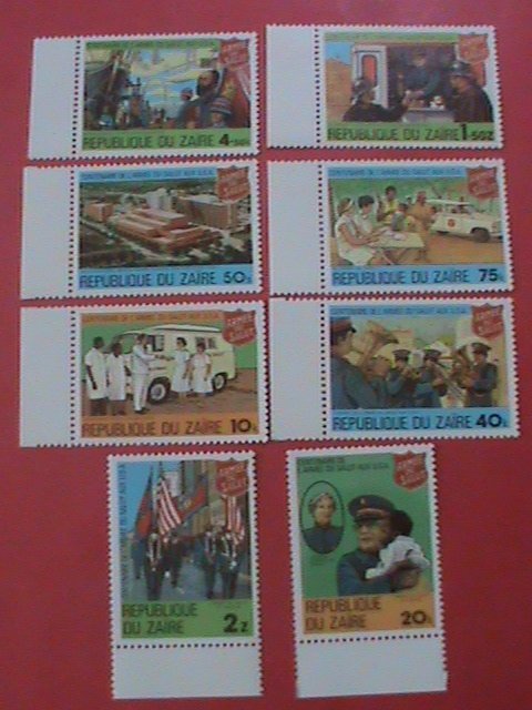 ZAIRE STAMP: 1980-SC#960-7-CENTENARY OF SALVATION ARMY SET OF 8-MNH STAMPS.
