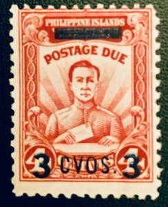 Philippines #NJ1 3¢ Overprint on 4¢ Post Office Clerk (1942).  Occupation.