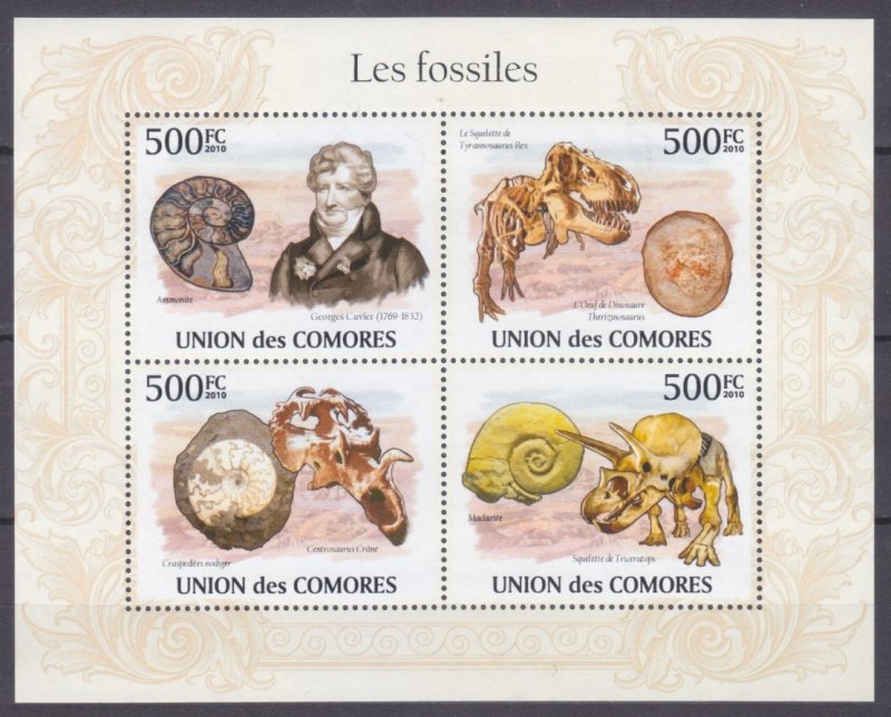 2009 Comoro Islands 2642-2645KL Dinosaurs 9,00 €