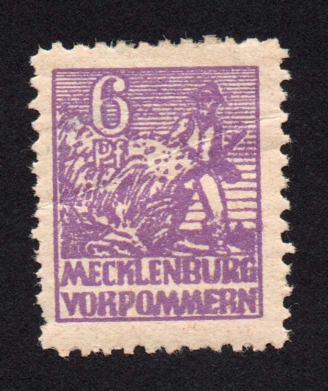 Germany - Russian Occupation Scott #12N19,12N21-12N25 Stamps - Mint Set