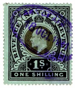 (I.B) Natal Revenue : Duty Stamp 1/-