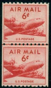 SCOTT # C-41 LINE PAIR, MINT, OG, NH, FINE-VERY FINE, GREAT PRICE!