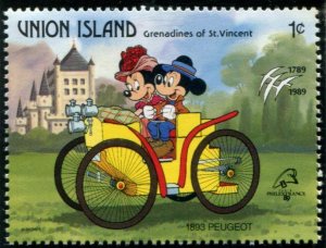 241-246 St Vincent Grenadines Union Island - Disney, MNH set of 6