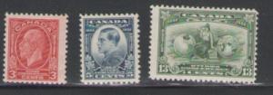 Canada Sc 192-4 1932 Economic Conference stamps mint