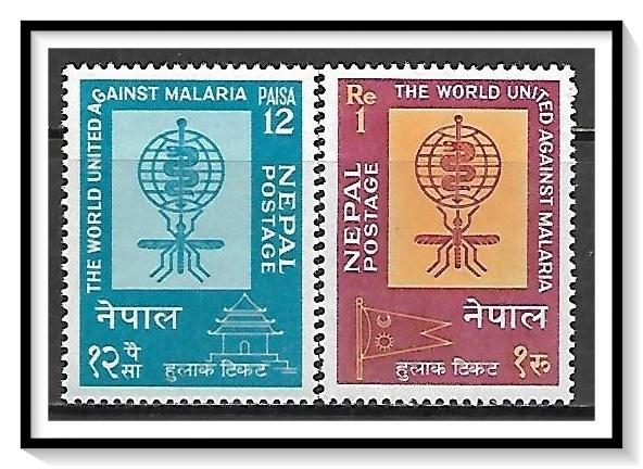 Nepal #135-136 Anti-Malaria Complete Set MNH