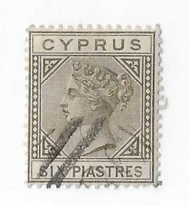 Cyprus Sc #24 6pi used VF