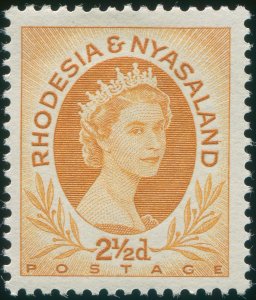 Rhodesia & Nyasaland 1956 2½d ochre SG3a unused